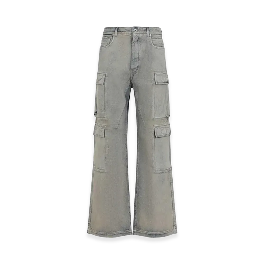 Rick Owens DRKSHDW Double Cargo Jeans "Blue"
