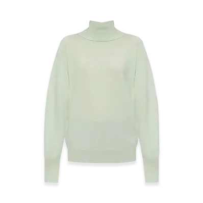 Jil Sander Women's Maglione Collo Alto "Green"