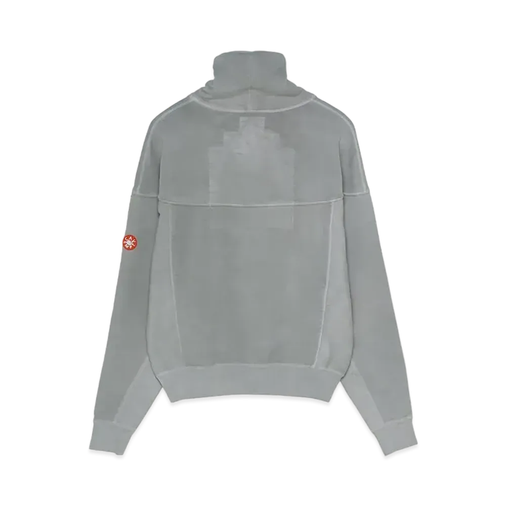 Cav Empt (C.E) OVERDYE DEVIDE STAND COLLAR SWEAT "Grey"