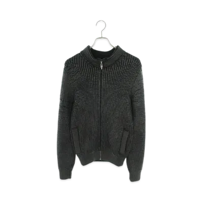 Chrome Hearts LUX LIQUID ZIP FRNT Back Large Cross Coating Wool Zip Up Blouson "Black"