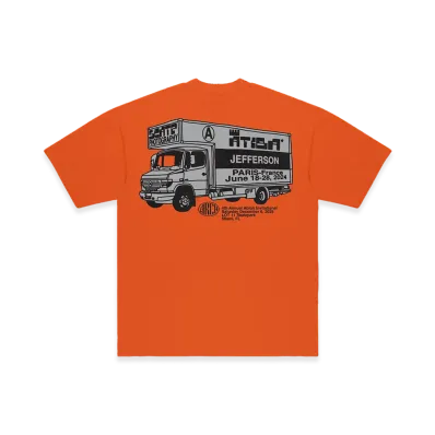 Travis Scott Cactus Jack x Virgil Abloh Archive x Architecture Traslochi Tee "Orange"