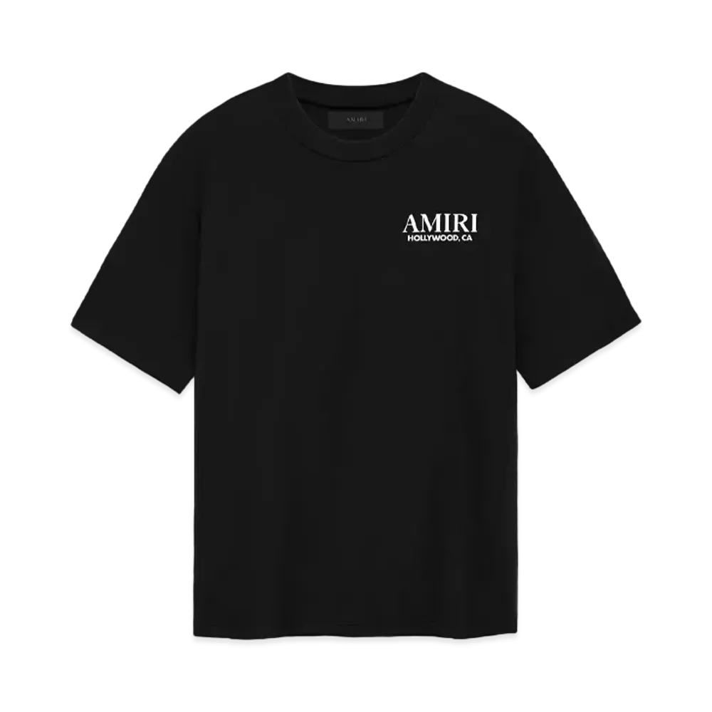 AMIRI Bones Stacked Tee "Black"