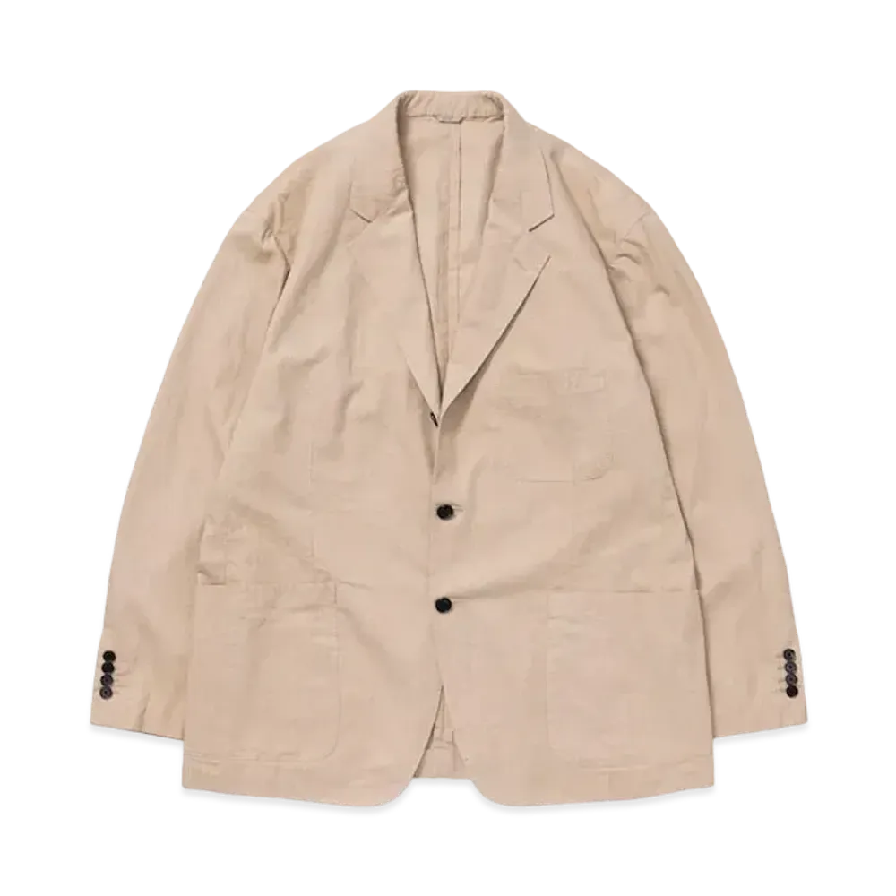 A.PRESSE for everyone Cotton Hemp Jacket "Beige"