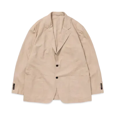 A.PRESSE for everyone Cotton Hemp Jacket "Beige"