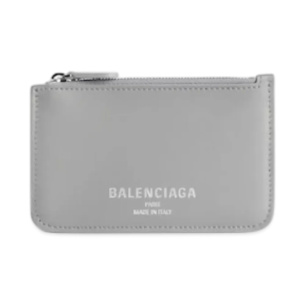 BALENCIAGA Cash 2.0 Long Coin & Card Holder "Grey"