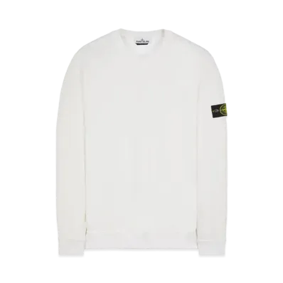 Stone Island 63547 COTTON NYLON FLEECE "White"