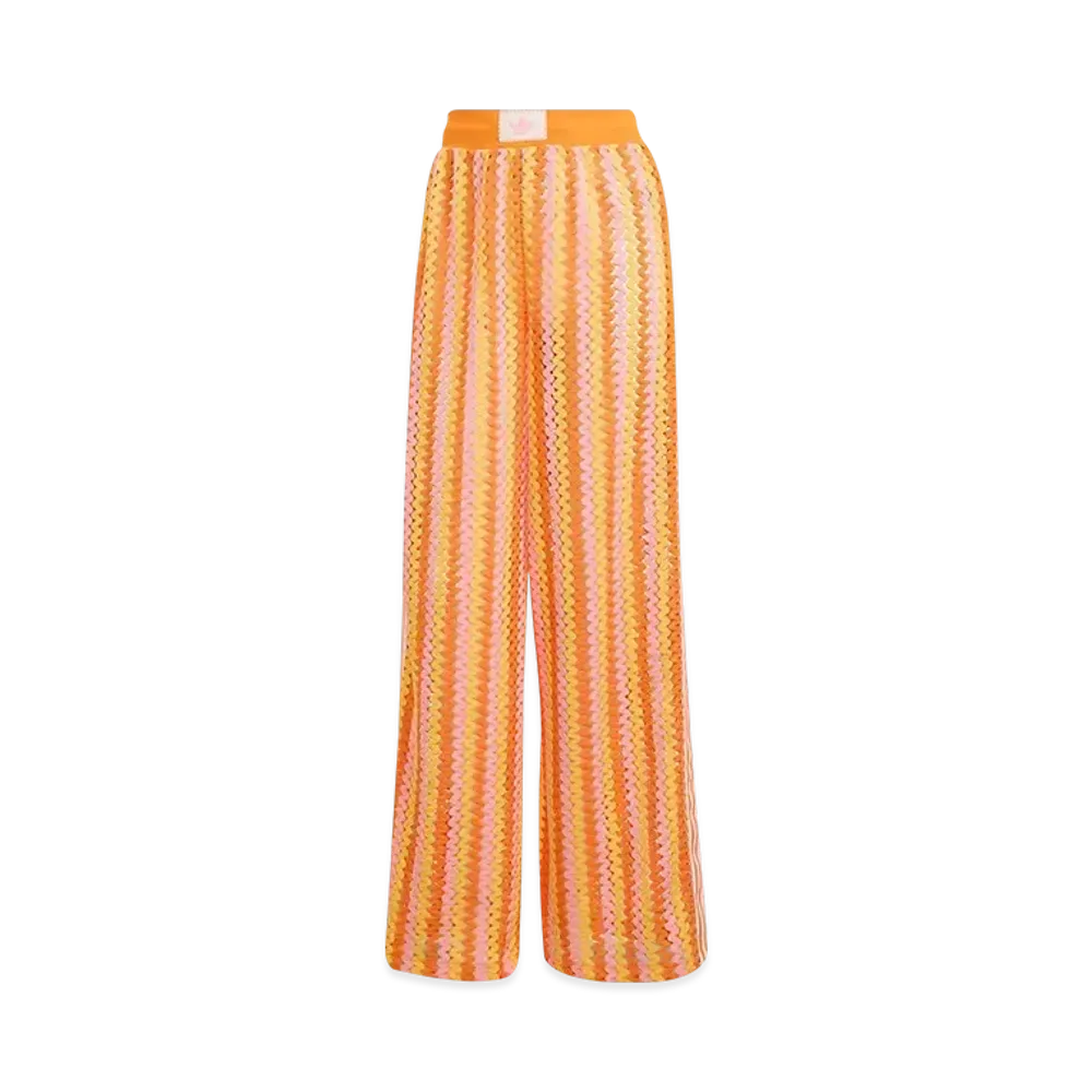 adidas Originals Summer Glow Firebird Track Pants "Semi Lucid Fuchsia/Hazy Orange/Semi Solar Orange"