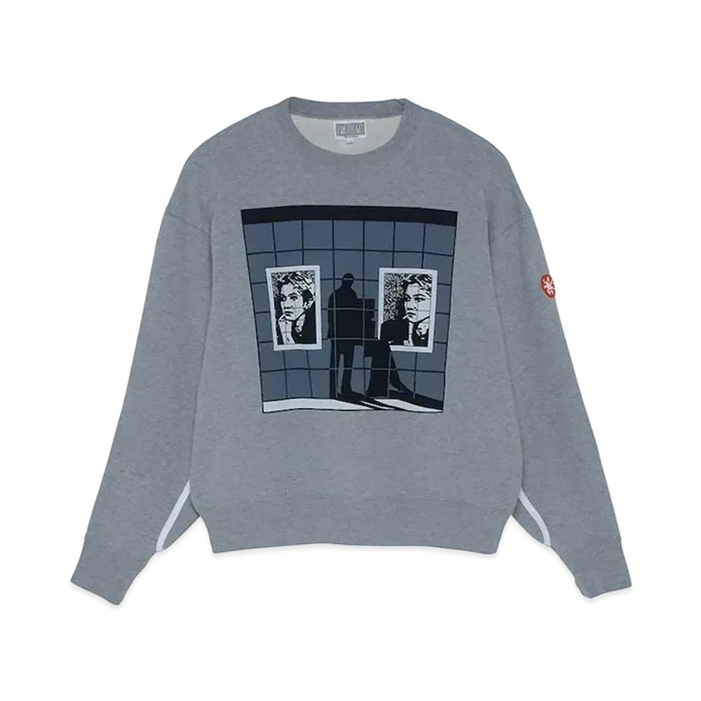 Cav Empt (C.E) UNBALANCE BEHIND CREW NECK "Grey"