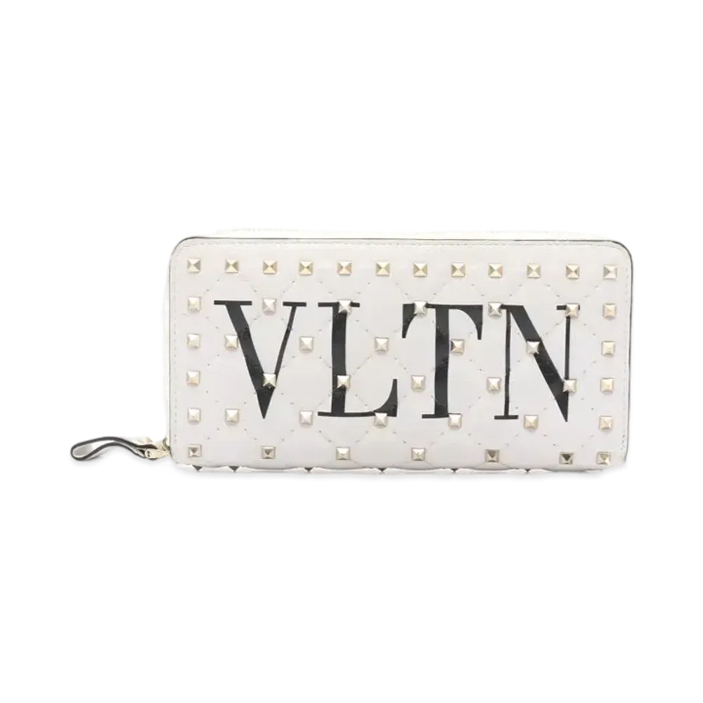 Valentino Rockstud Spike.IT Wallet "White"