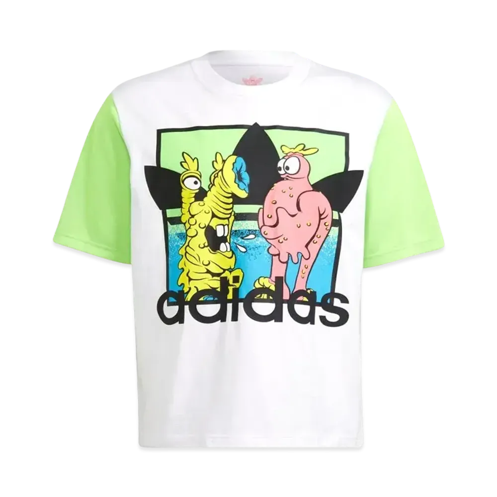 ADIDAS JEREMY SCOTT TEE "White/Solar Green"
