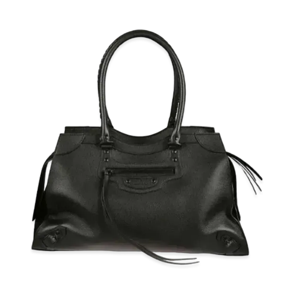 BALENCIAGA Leather Handbag "Black"