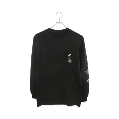 Chrome Hearts Logo Print Pocket L/S Cut Sew "Black"