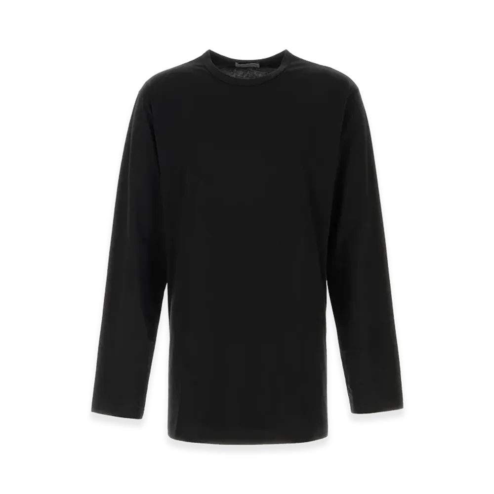 Yohji Yamamoto Cotton T-Shirt "Black"