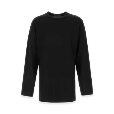 Yohji Yamamoto Cotton T-Shirt "Black"