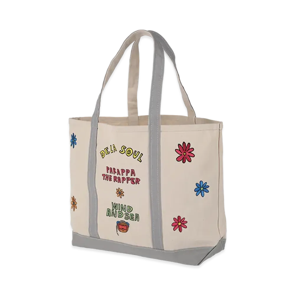 WIND AND SEA x PaRappa the Rapper x DE LA SOUL Tote Bag "Gray"
