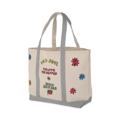 WIND AND SEA x PaRappa the Rapper x DE LA SOUL Tote Bag "Gray"