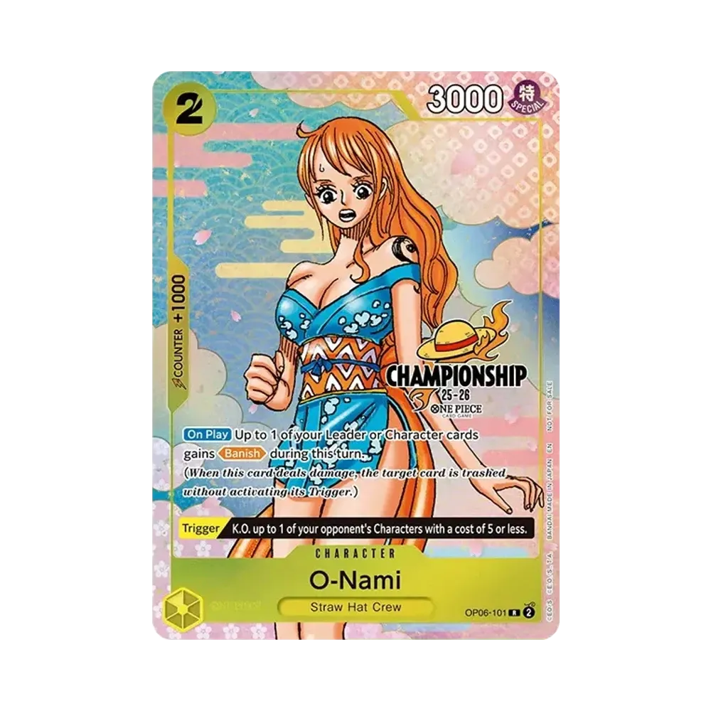 おナミ R [OP06-101]【英語版】(プロモーションカード「チャンピオンシップ 25-26 イベントパック ファイナリストver.」)