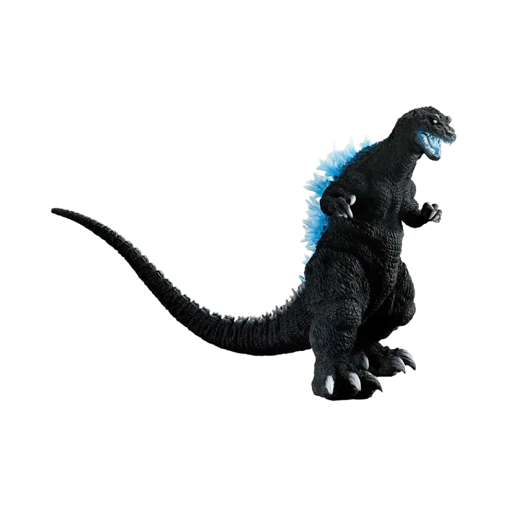 BANDAI "Ichiban Kuji" -Godzilla – Legend of the Most Fearsome King of Monsters- Last One Prize Godzilla (2001) Night Battle SOFVICS Heat Ray Emission Ver.