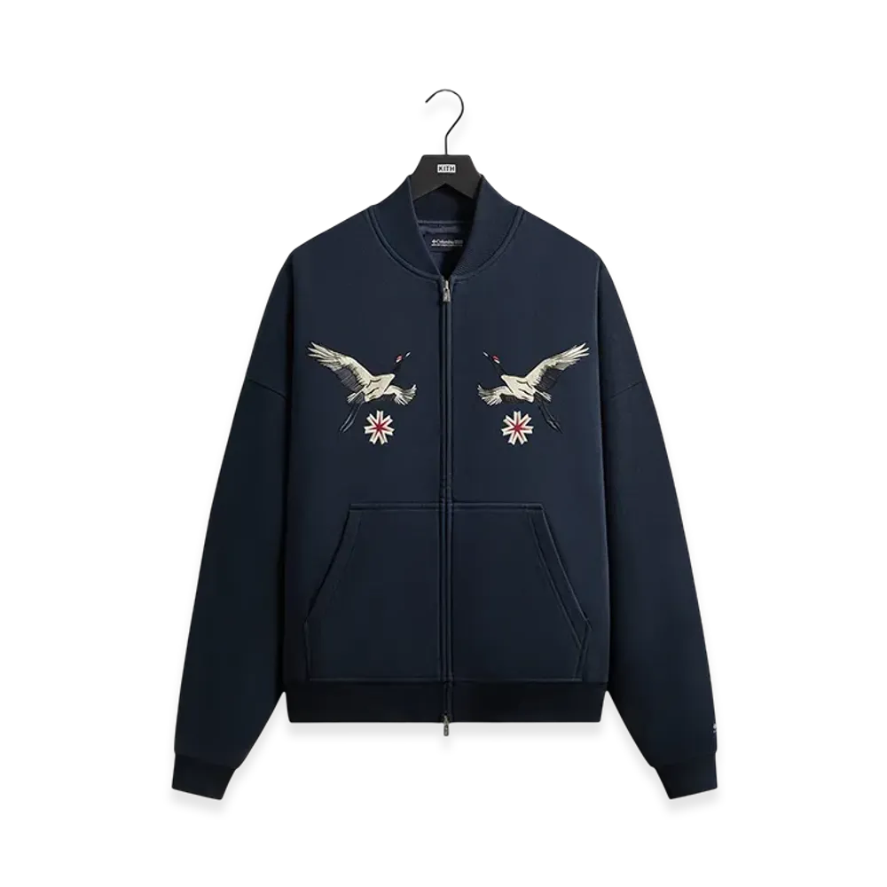 Kith x Columbia Crane Vintage Braxton Zip Up Jacket "Nocturnal"