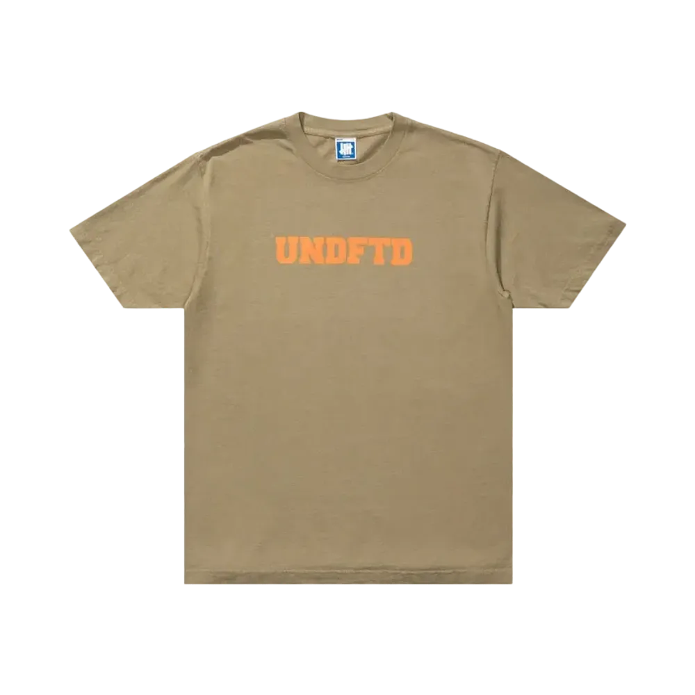 UNDEFEATED Block S/S Tee "Brown"