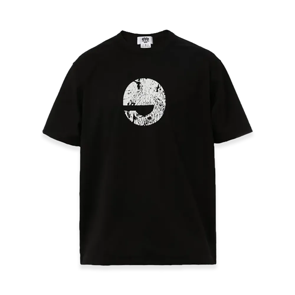 eYe JUNYA WATANABE MAN Cotton Heavyweight Jersey Logo Print T-Shirt "Black"