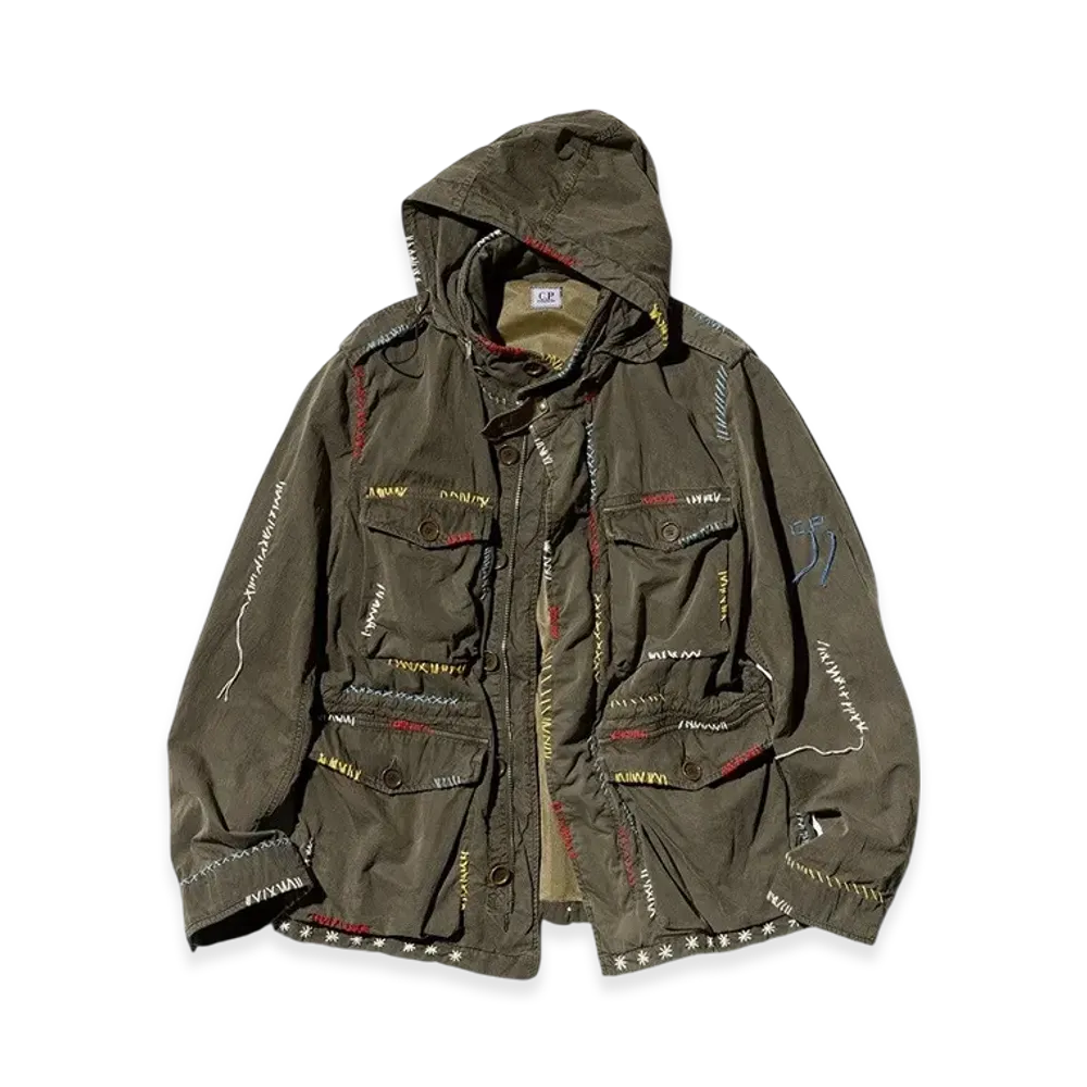 C.P. Company by Sashiko Gals Field Jacket Sashiko "Khaki"