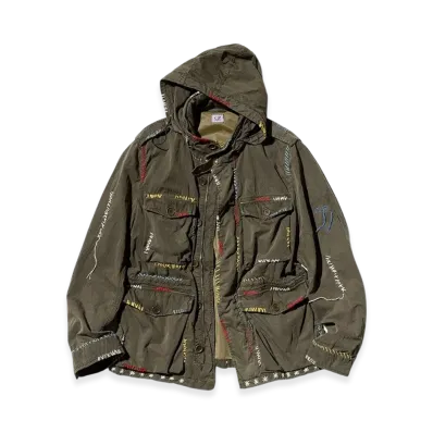 C.P. Company by Sashiko Gals Field Jacket Sashiko "Khaki"