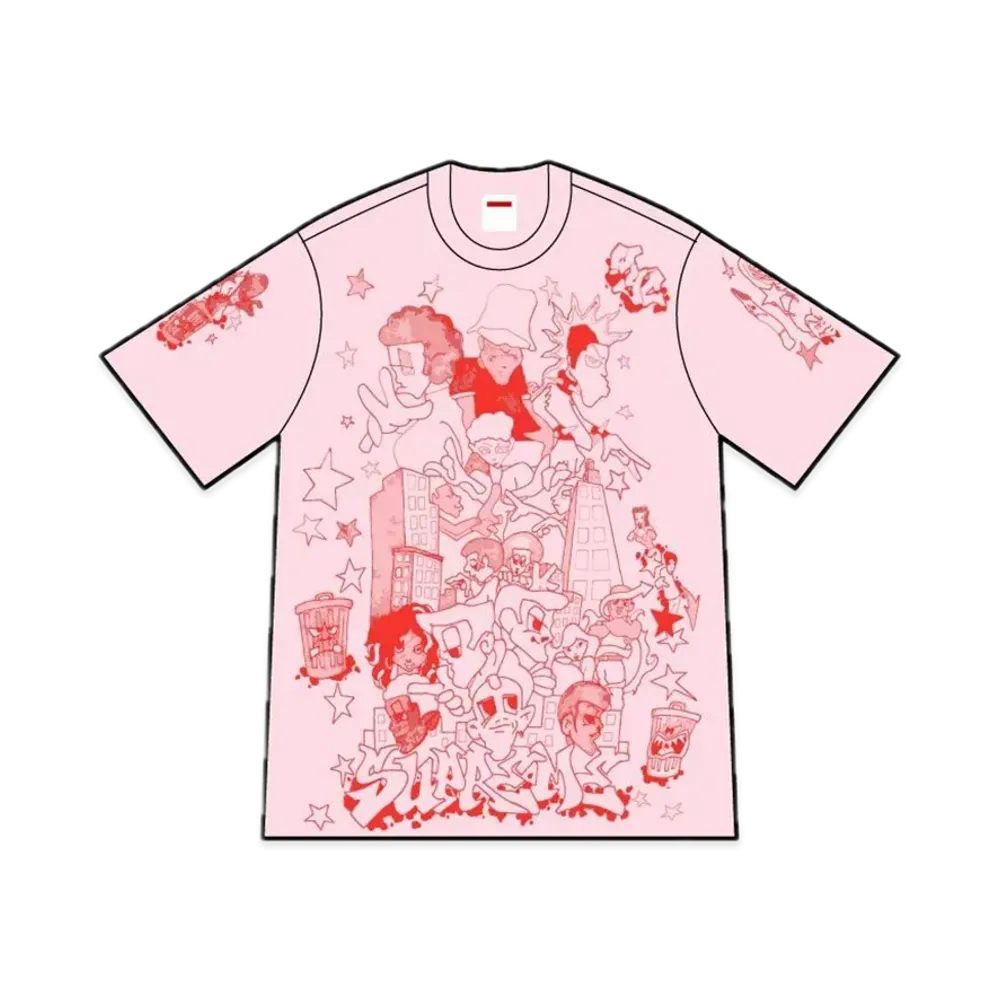 Supreme Downtown Tee "Light Pink
"