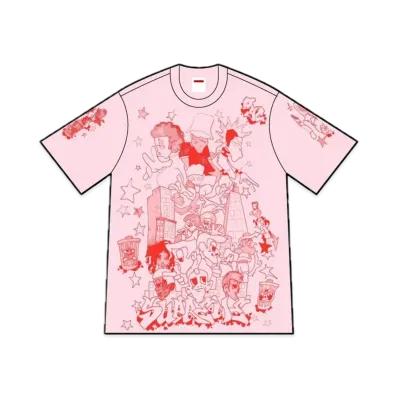 Supreme Downtown Tee "Light Pink
"