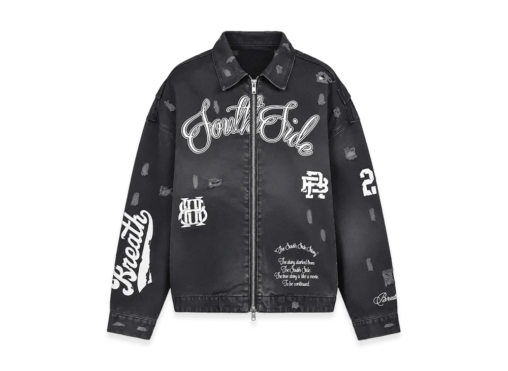 BREATH Bleach Duck Jacket "Black"