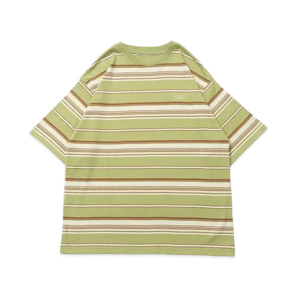 Younger Song multi border T "Khaki"