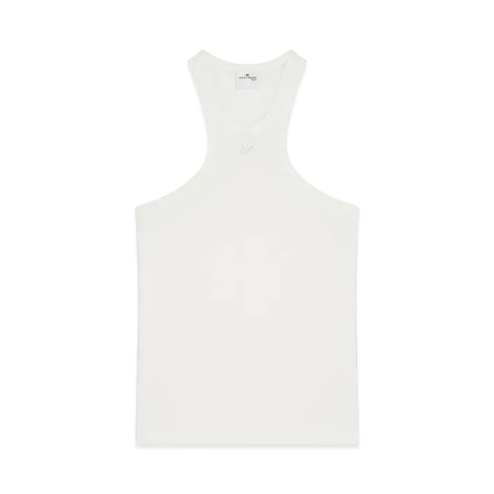 Courreges Scuba Tank Top "Heritage White"