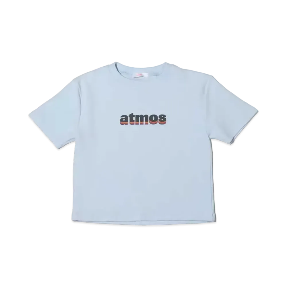 atmos pink Rainbow Logo Mini T-Shirt "Sax"