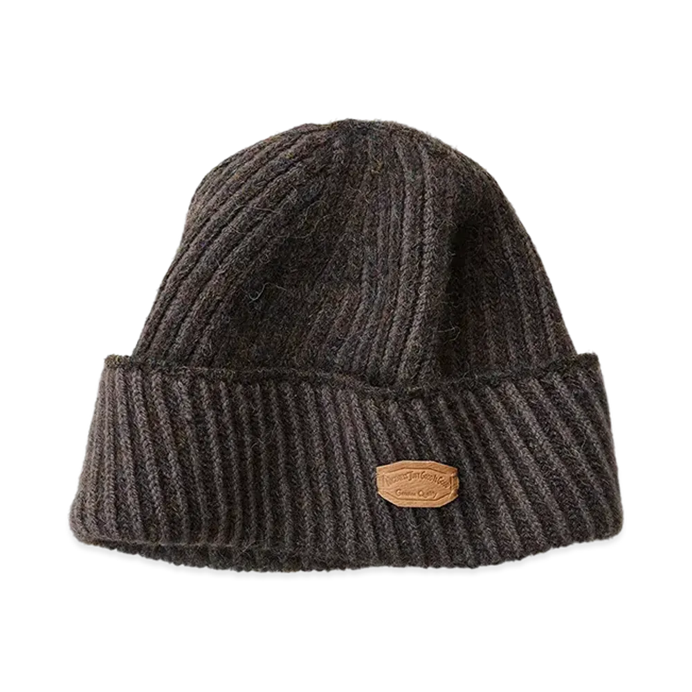 NICENESS Baez Harris Knit Watch Cap "Gray/Khaki"