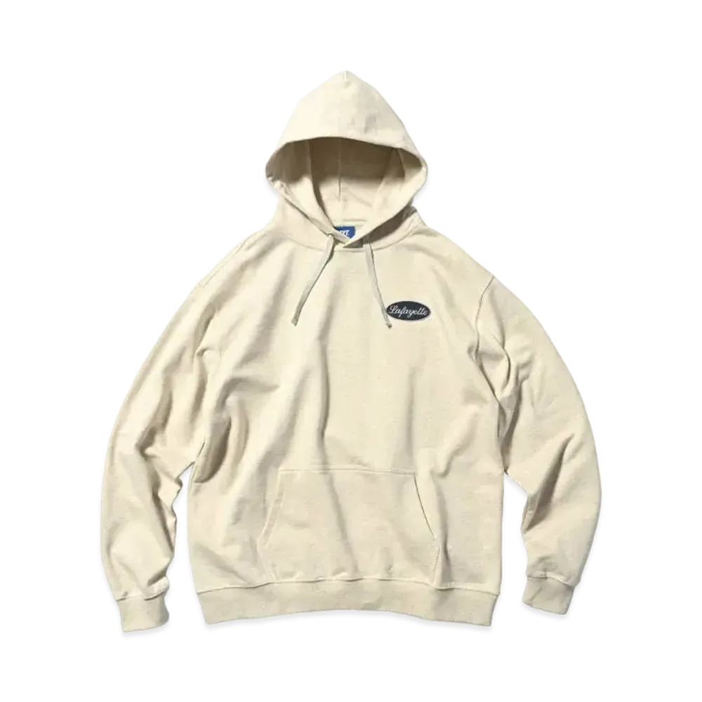 LFYT OLD OVAL LOGO HOODIE "OATMEAL"