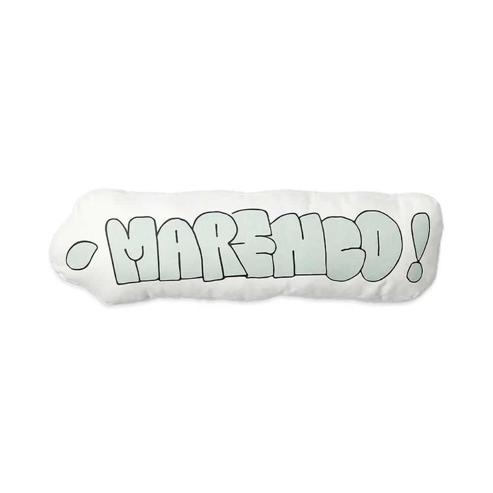 everyone loves MARENCO Throwie Cushion by j.30000 "White"