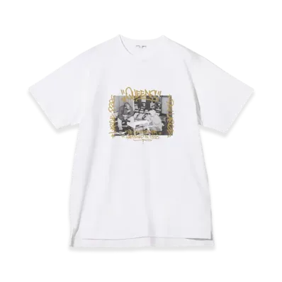 ENGINEERED GARMENTS EG X EXPANSION NY - QUEENS 1998 TEE "White"