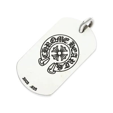 Chrome Hearts x Kyosuke Himuro Large Dog Tag Necklace Top "Silver"