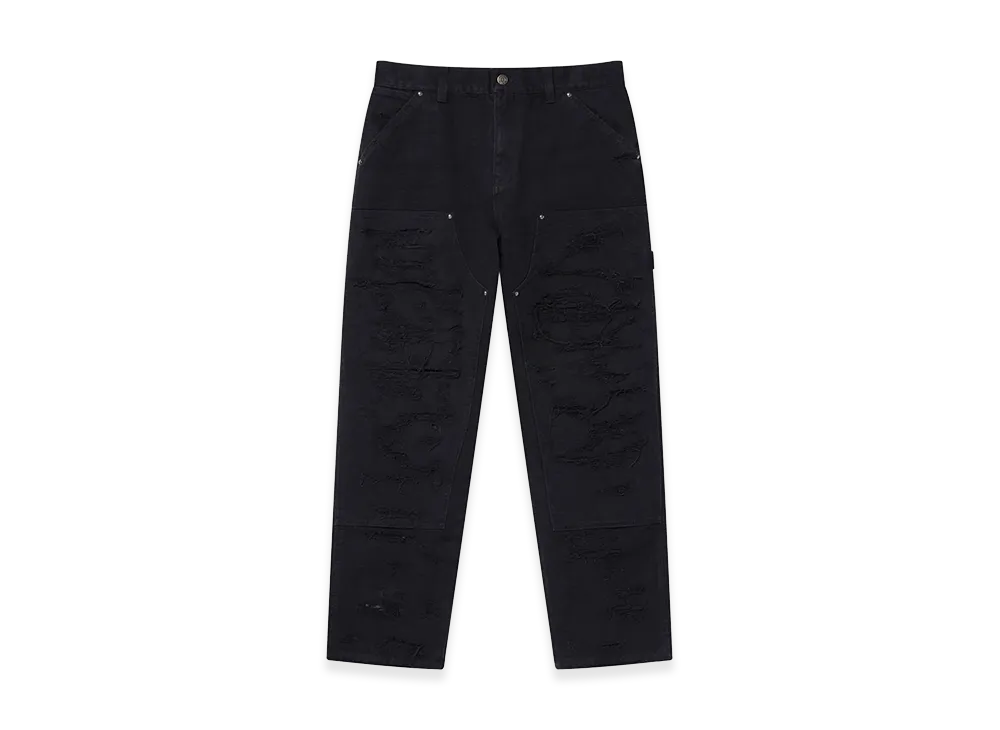 BlackEyePatch Destroyed Double Knee Painter Pants "Black"