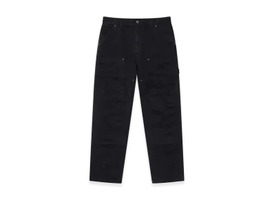 BlackEyePatch Destroyed Double Knee Painter Pants "Black"