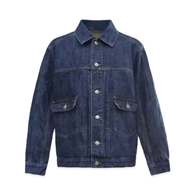 ANREALAGE AZ Omni Directional Sleeve Denim Jacket "Light Indigo"