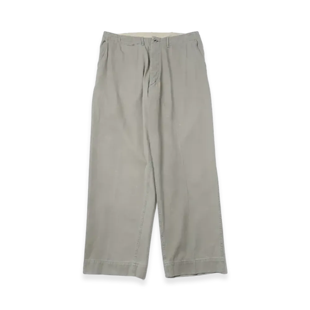 A.PRESSE Vintage Chino Trousers "Greige"