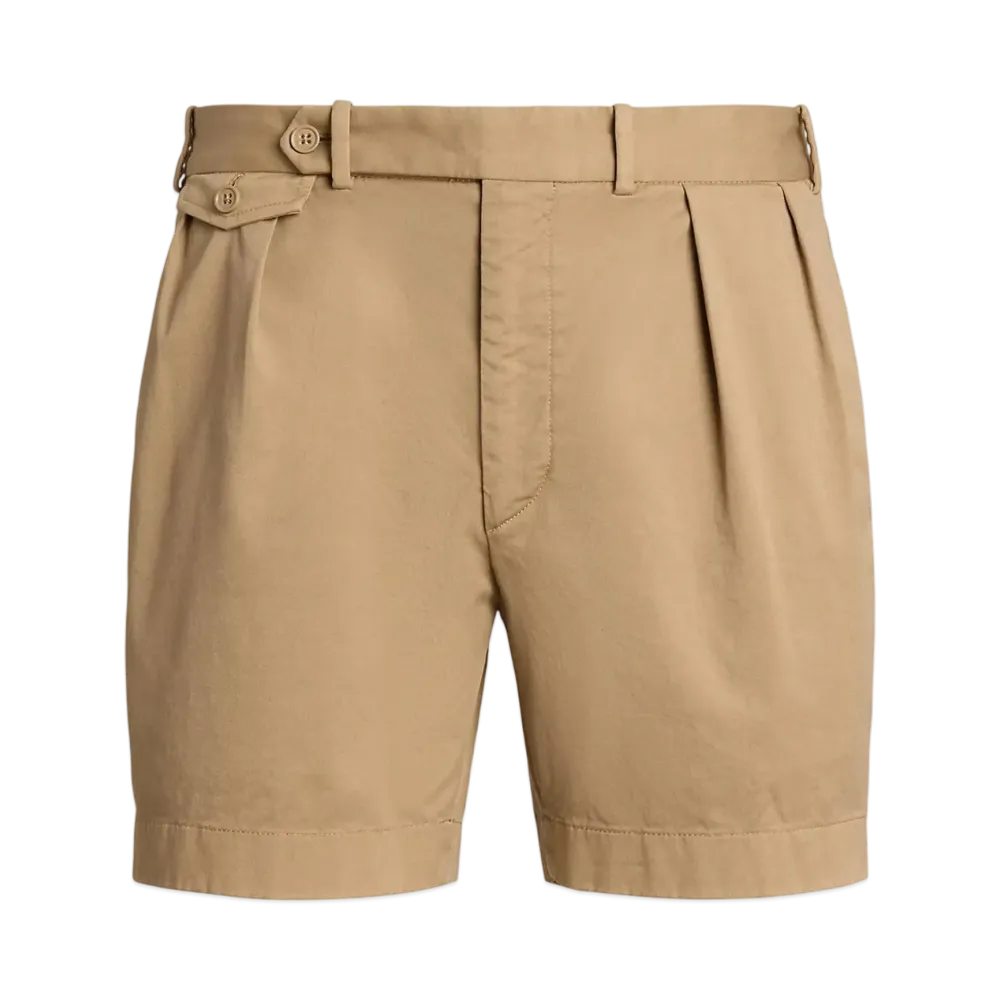 Polo Ralph Lauren Pleated Stretch Chino Short Pants "Brown"