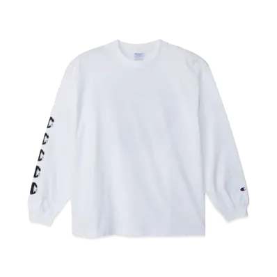 Champion x Sneakerwolf Long Sleeve T-Shirt "White"