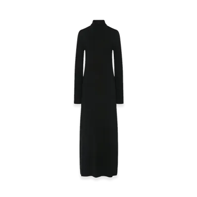 The Row Women's Leoline Wool Dress "Black"