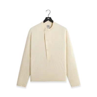 Kith &Kin Wrinkle Cupro Leven Shirt "Sandrift"