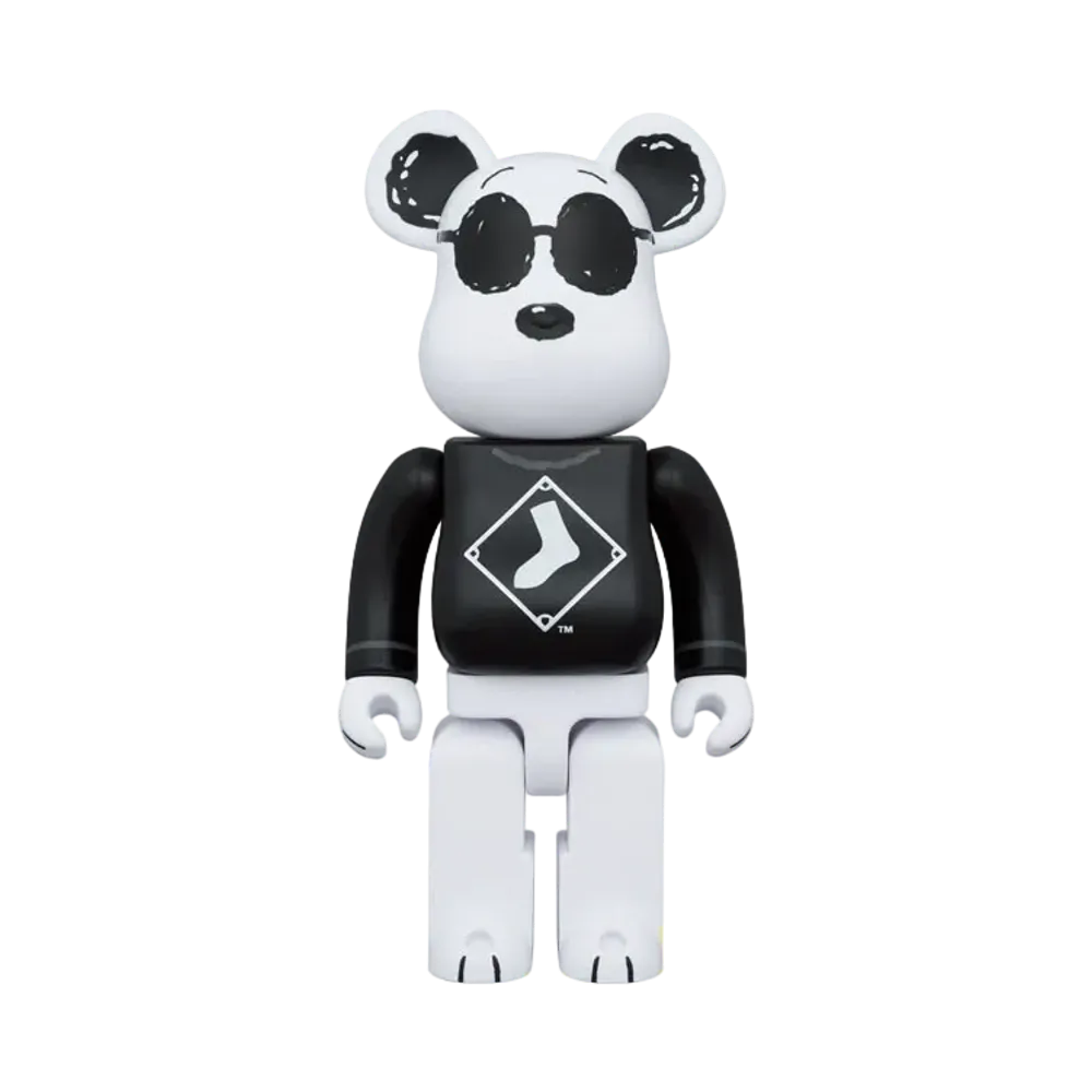 MEDICOM TOY "BEARBRICK" -MLB x PEANUTS- SNOOPY(WHITE SOX) 1000%