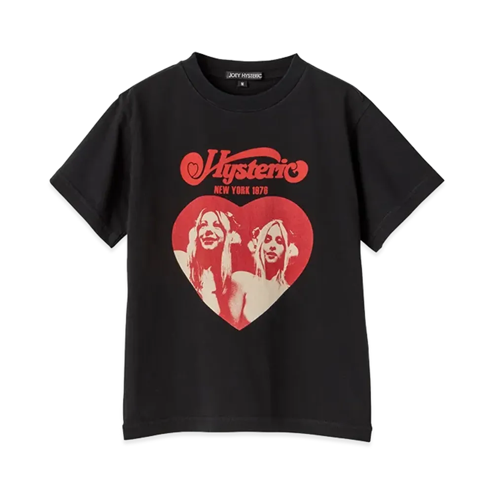 HYSTERIC GLAMOUR Kids Hysteric Heart Tee "Black"