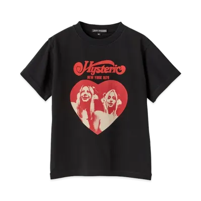 HYSTERIC GLAMOUR Kids Hysteric Heart Tee "Black"