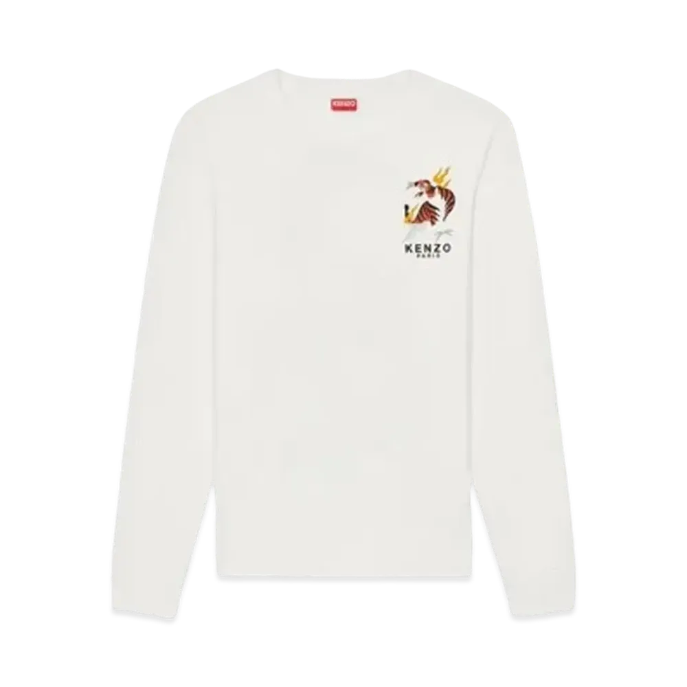 KENZO 'YEAR OF THE DRAGON' Classic Long Sleeve T-shirt "Off White"